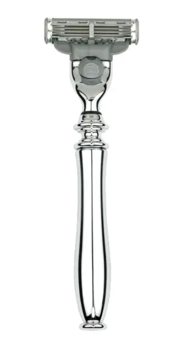 Edwin Jagger "Chatsworth" - Mach 3 Chrome Plated Razor (Plain)