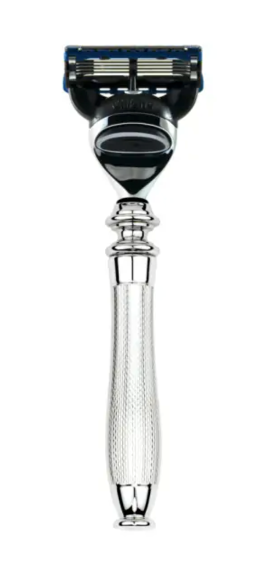 Edwin Jagger "Chatsworth" - Fusion Chrome Plated Razor (Barley)