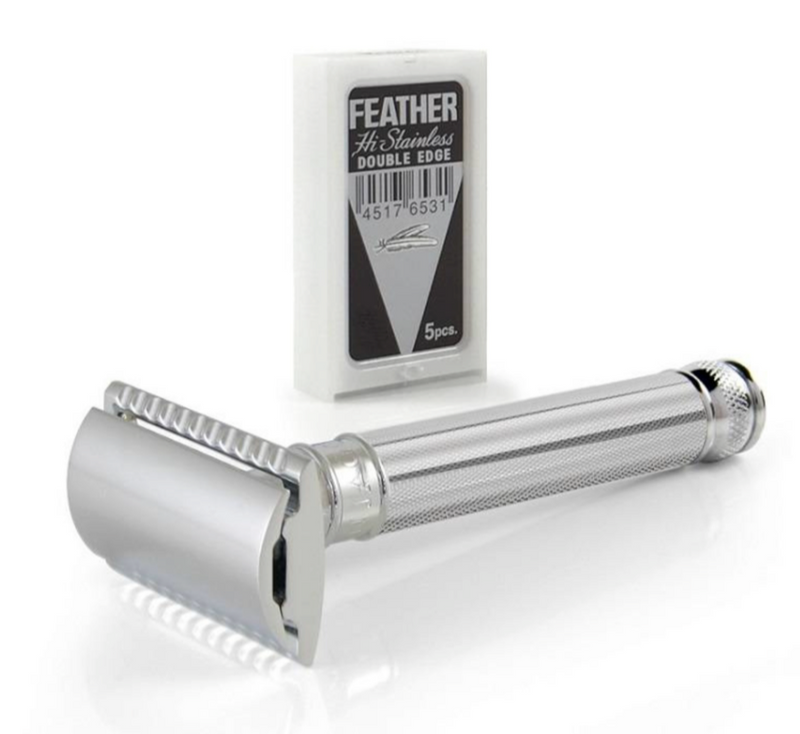 Edwin Jagger "Traditional" DE89(BA) - DE Razor Barley Handle Chrome