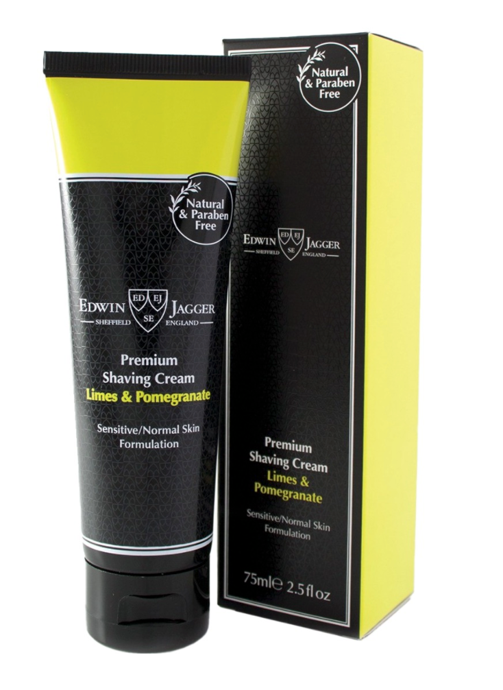 Edwin Jagger "Limes & Pomegranate" Scheercrème in tube - 75ml