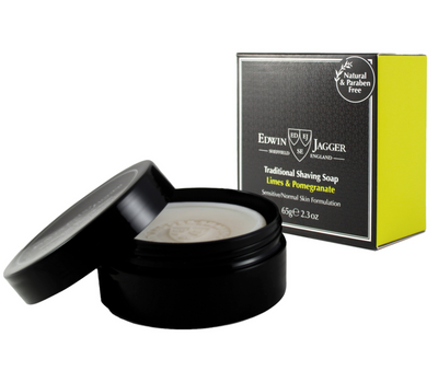 Edwin Jagger "Limes & Pomegranate" Shaving Soap in Bowl - 65gr.