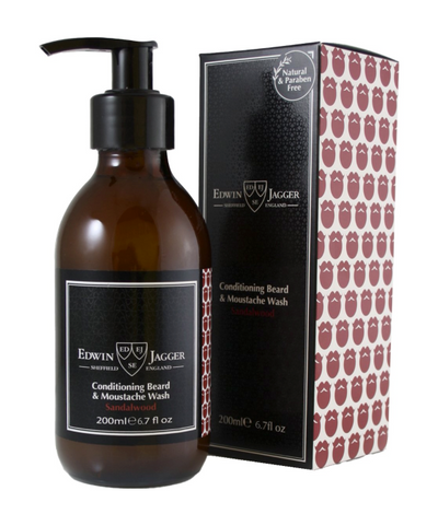 Edwin Jagger "Sandalwood" Baardshampoo 200ml.