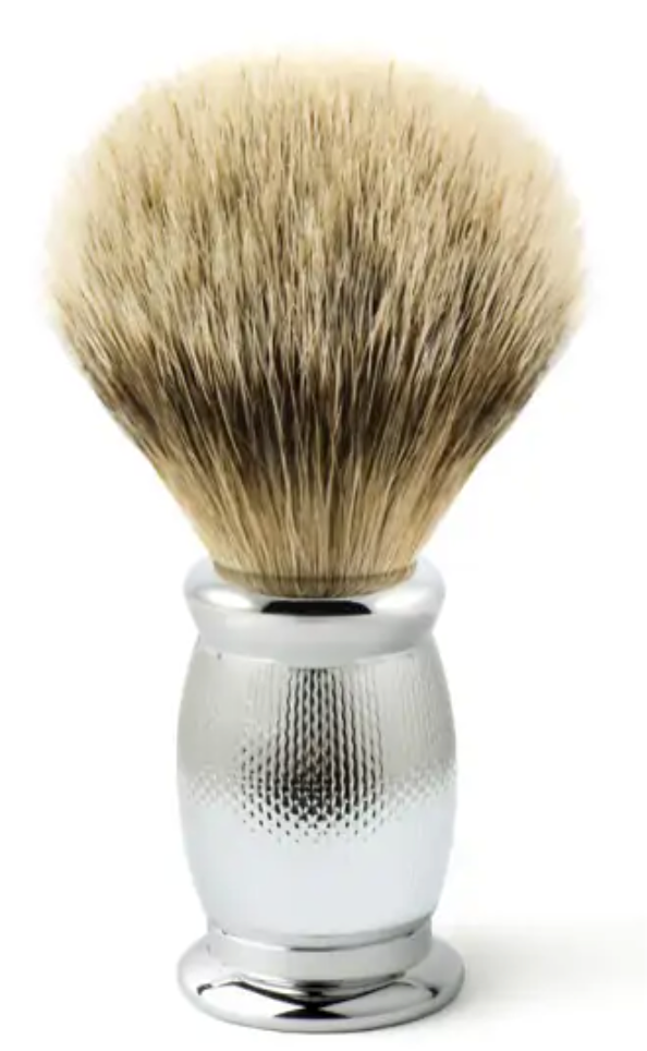 Edwin Jagger "Bulbous" Silvertip Badger Chrome - Barley (M)