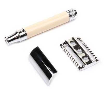 Edwin Jagger "Traditional" DE87 - DE Safety Razor (Ivory)