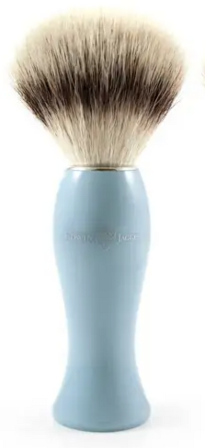 Edwin Jagger Lady's Shaving Brush (Synthetic Silver Tip) - Blue