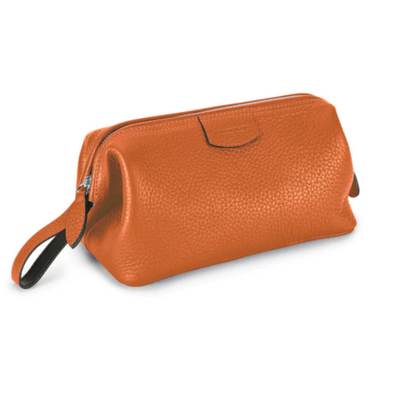 Truefitt & Hill "Gentleman's Travel Wash Bag" - Orange