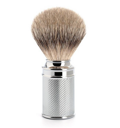 Muhle "TRADITIONAL" 3-Delige DE Razor & Brush Set - Chrome Plated