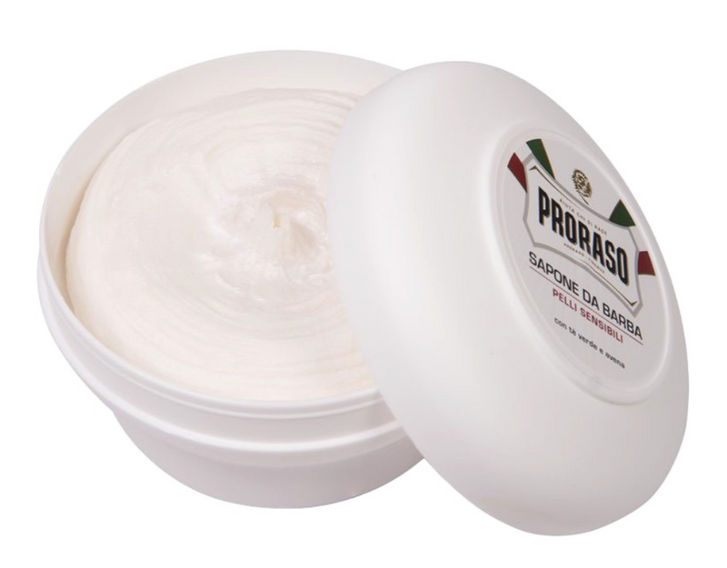 Proraso "White Line Sensitive" - Scheerzeep in Bowl 150g