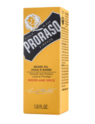 Proraso "Beard Oil" - Baardolie Wood & Spice 30ml