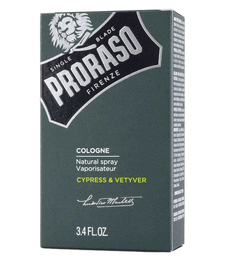 Proraso "Cypress & Vetyver" - Eau de Cologne 100ml