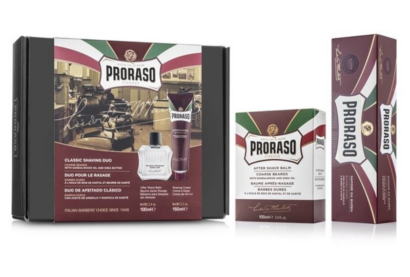 Kopie van Proraso "Sandalwood" - Duo Shaving Gift Box