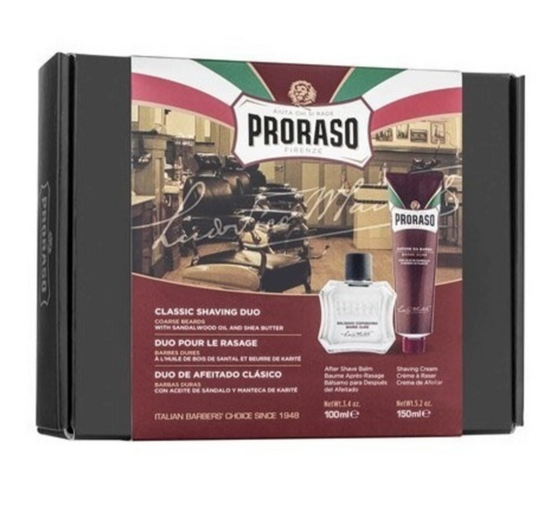 Kopie van Proraso "Sandalwood" - Duo Shaving Gift Box