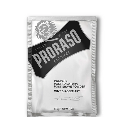 Proraso "Talkpoeder" - Mint & Rosemary - Refill 100g