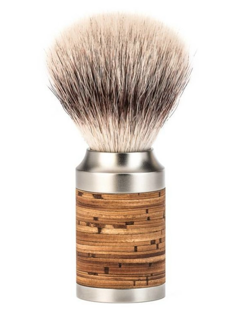 Muhle "ROCCA" Birch Bark Brush  Silvertip Fibre - Berkenbast (M)