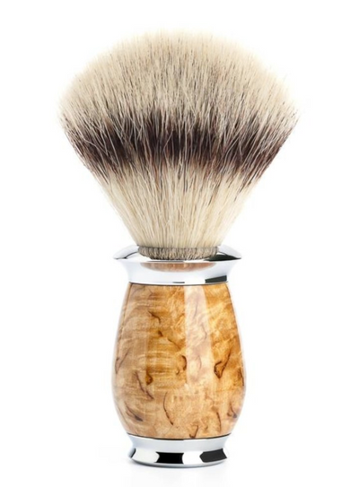 Muhle "PURIST" Scheerkwast Silvertip Fibre - Maser Berk (M)