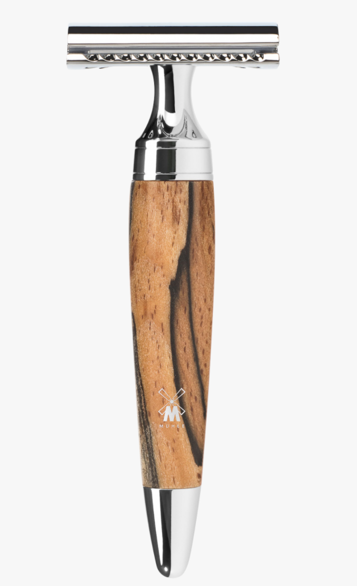 Muhle "STYLO" DE Razor Shaving Set - Spalted Beech