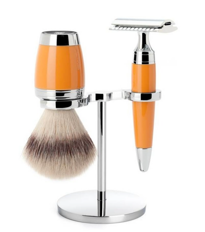 Muhle "STYLO" Brush & Razor Stand - Silver Chrome