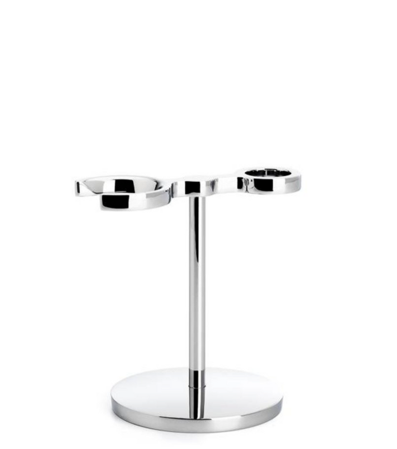 Muhle "STYLO" Brush & Razor Stand - Silver Chrome