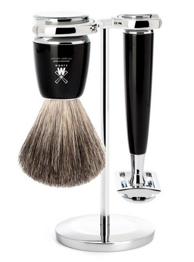 Muhle "RYTMO" Brush & Razor Stand - Silver Chrome