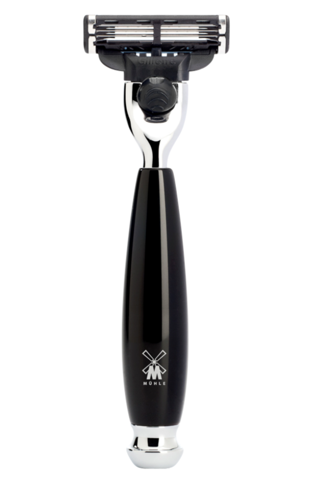 Muhle "VIVO" Mach 3 Razor - Black Resin