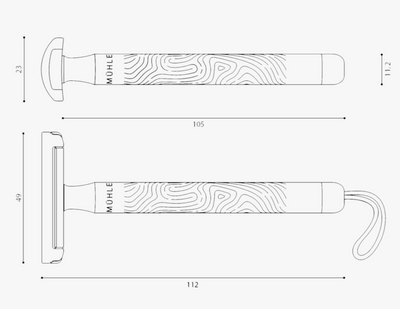 Muhle "COMPANION" DE Safety Razor - UNISEX