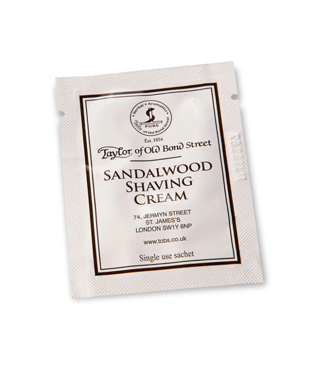 Taylor of Old Bond Street "Sandalwood" Shaving Cream Sample 5ml