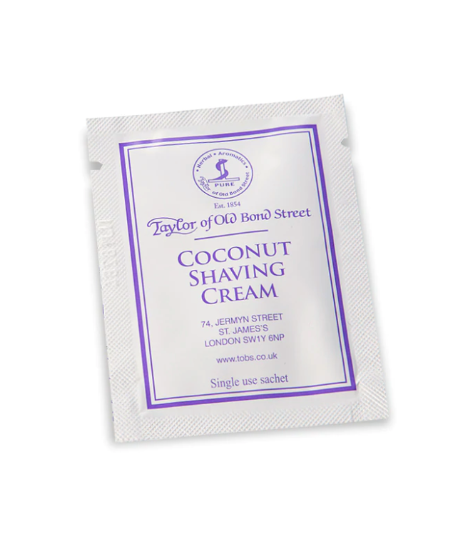 Taylor of Old Bond Street "Coconut" Shaving Cream Sample 5ml