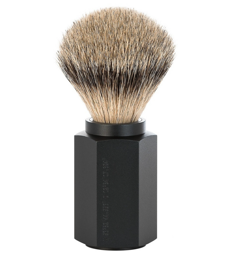 Muhle "HEXAGON" DE Safety Razor & Brush Set - Alu