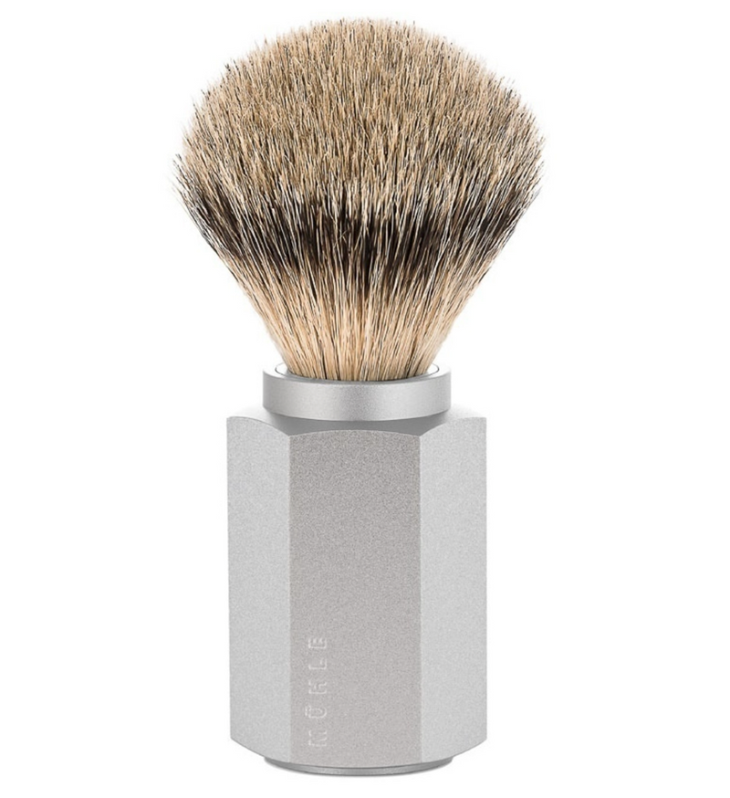 Muhle "HEXAGON" DE Safety Razor & Brush Set - Alu