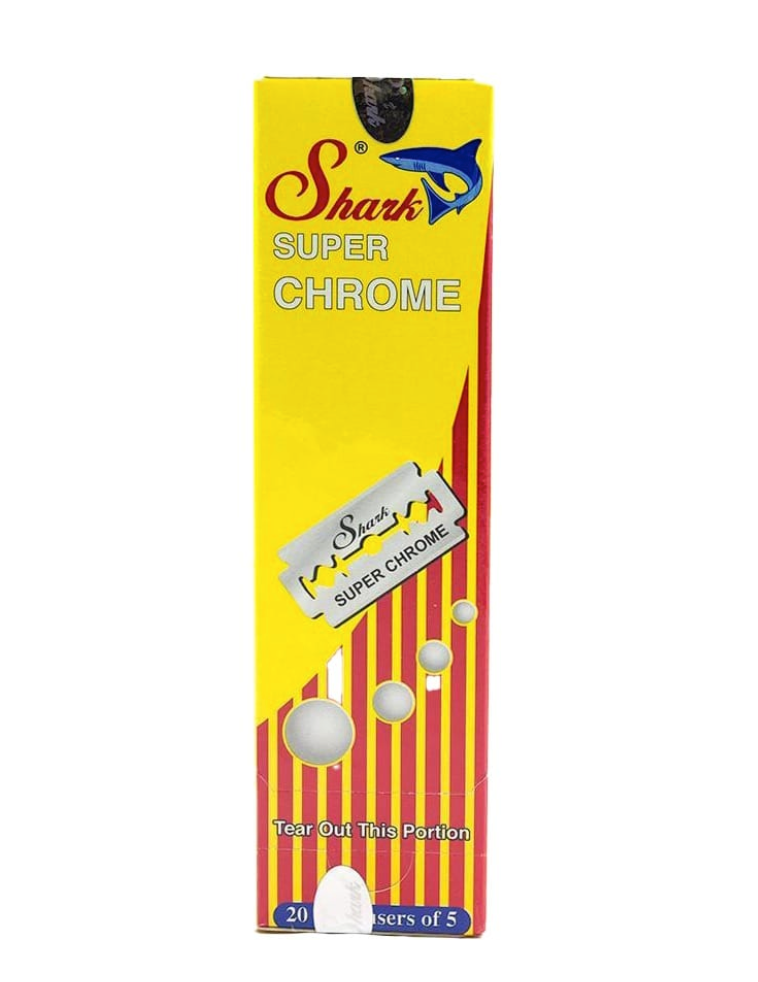 Shark  DE Razor Blades Super Chrome - 100 st