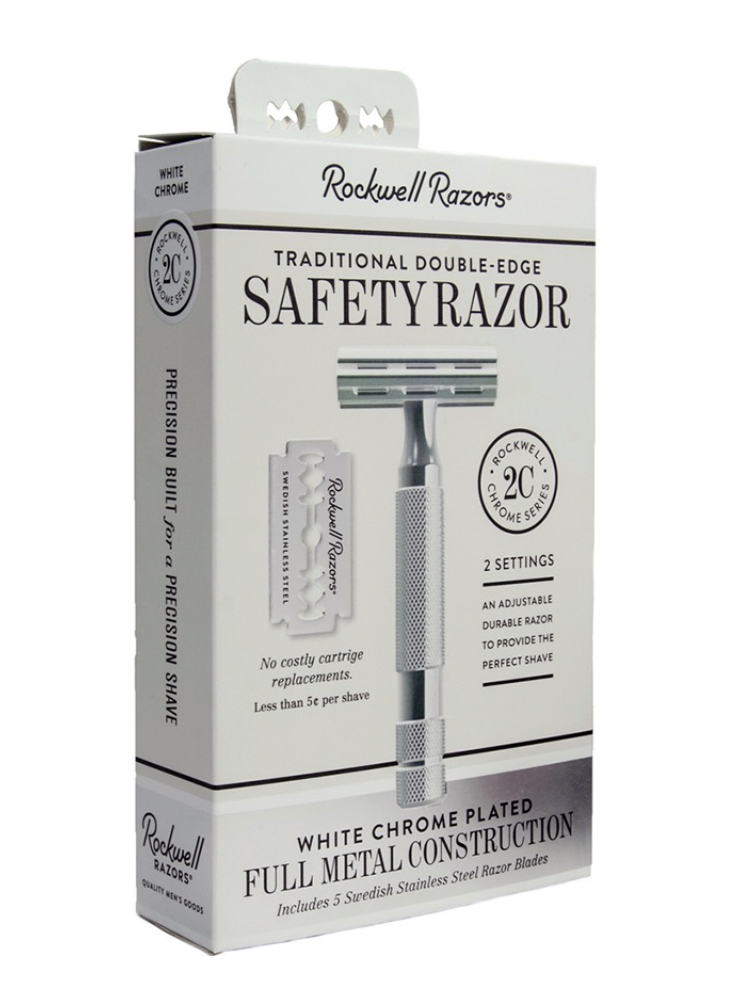 Rockwell Razors "Chrome Series" 2C - White Chrome