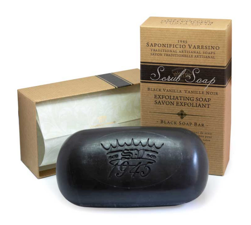 Saponificio Varesino "Black Vanilla" Scrub Hand Soap 300g