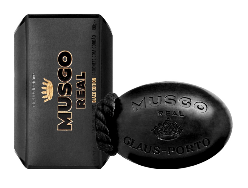 Musgo Real Black Edition Soap on a Rope - 190g – Sir Georges Luxury Men  Store