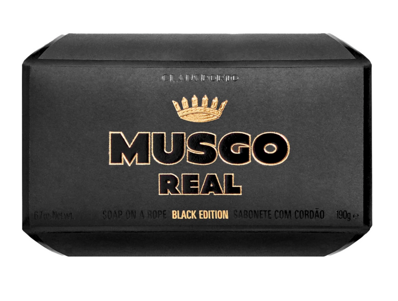 Musgo Real "Black Edition" Soap on a Rope - 190g