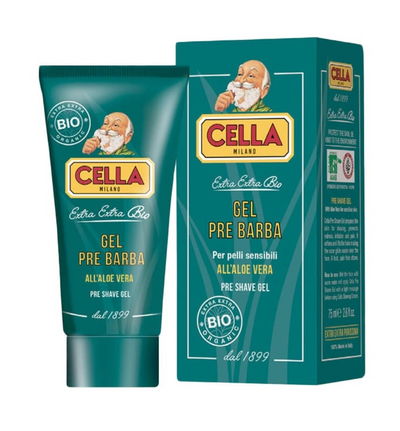 Cella Milano "Gel Pre Barba" Pre Shave Aloë Vera Gel - 75ml