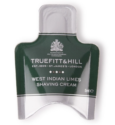 Truefitt & Hill "West Indian Limes" Shaving Cream - Sample 5ml.