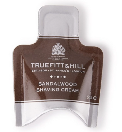 Truefitt & Hill "Sandalwood" Shaving Cream - Sample 5ml.