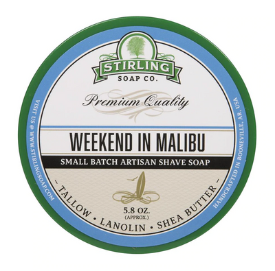 Stirling Soap Co. - Shaving Soap "Weekend in Malibu" - 170ml