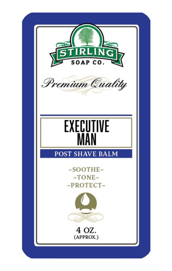 Stirling Soap Co. - "Executive Man" - Aftershave Balm 118 ml