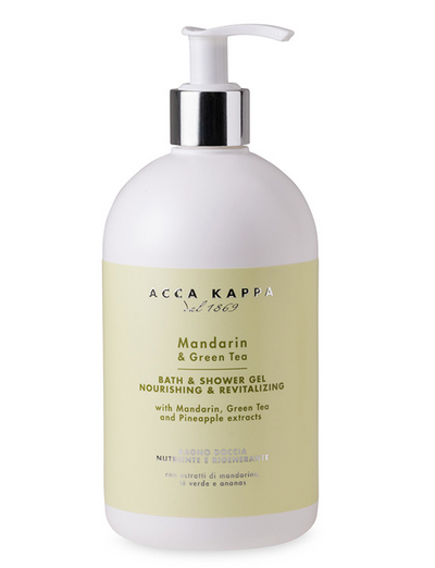 ACCA KAPPA "Mandarin & Green Tea" - Bath & Shower Gel 500 ml.