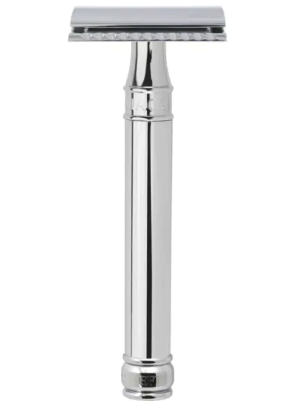 Edwin Jagger "Traditional" DE89L - DE Razor Long Handle Chrome