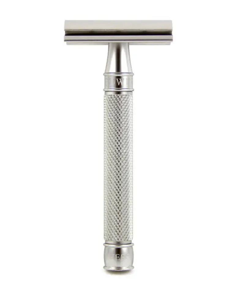 Edwin Jagger "30NE6 Stainless Steel" - DE Razor Knurled