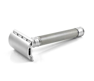 Edwin Jagger "30NE6 Stainless Steel" - DE Razor Knurled