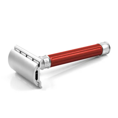 Edwin Jagger "30NE6 Stainless Steel" - DE Razor Red