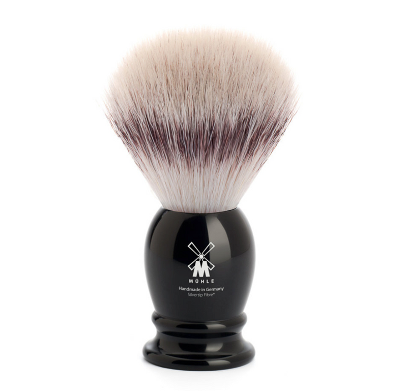 Muhle "CLASSIC" Scheerkwast Silvertip Fibre  - Black (M)