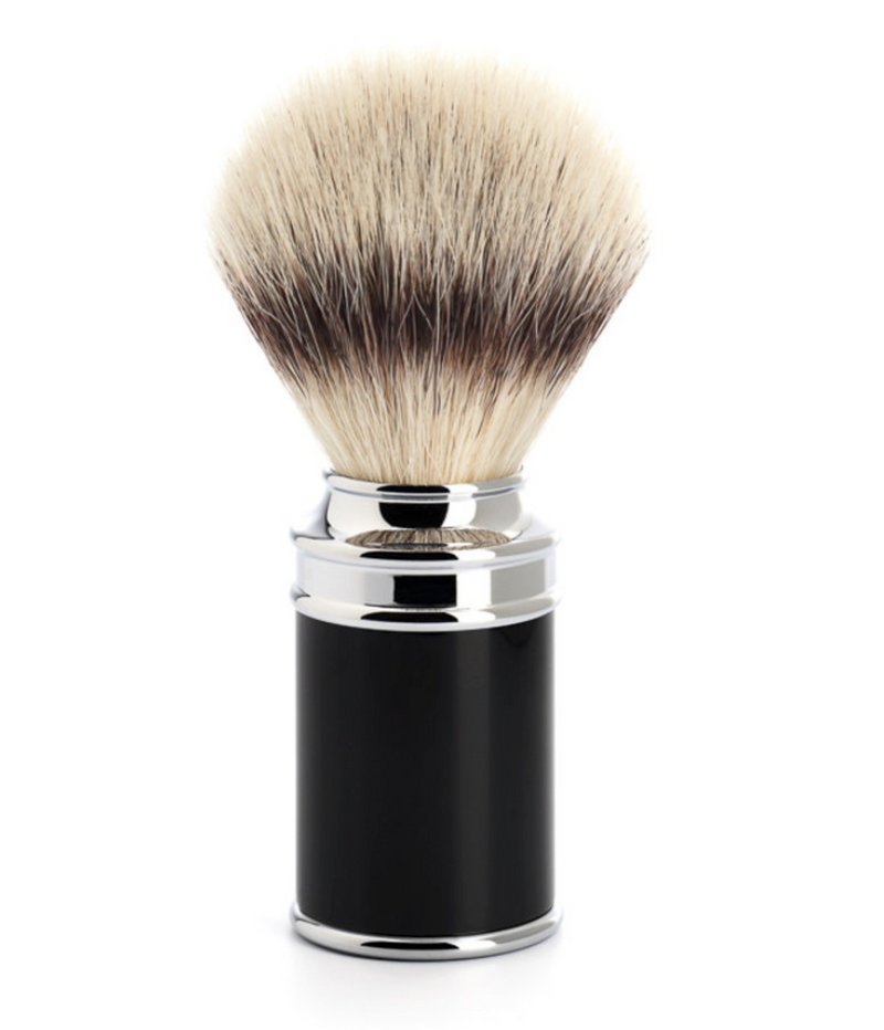 Muhle "TRADITIONAL" Scheerkwast Silvertip Fibre - Black (M)