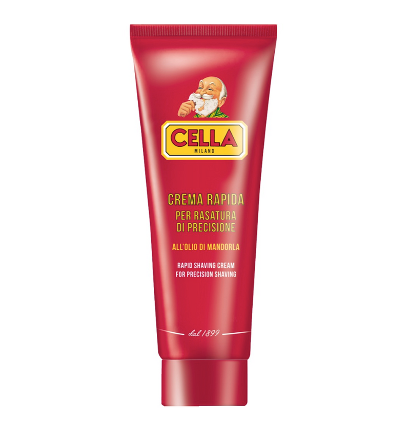 Cella Milano "Traditional Almond" Shaving Cream Brushless - 150ml