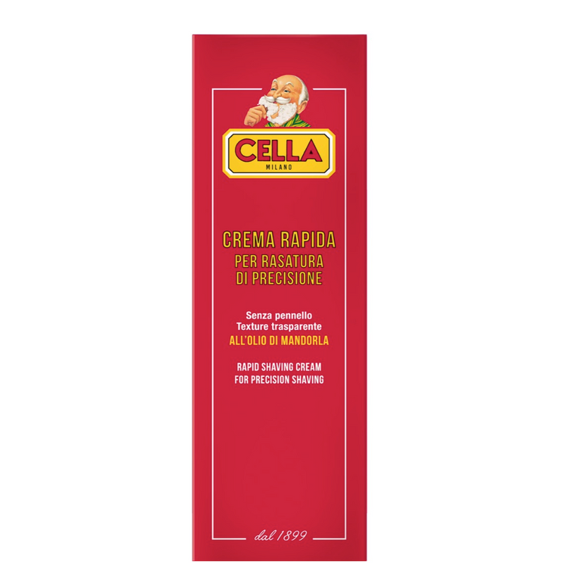 Cella Milano "Traditional Almond" Shaving Cream Brushless - 150ml