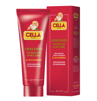 Cella Milano "Traditional Almond" Shaving Cream Brushless - 150ml