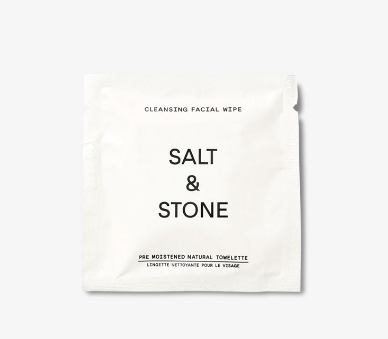 Salt & Stone "CLEANSING FACIAL WIPES" - 20 PACK